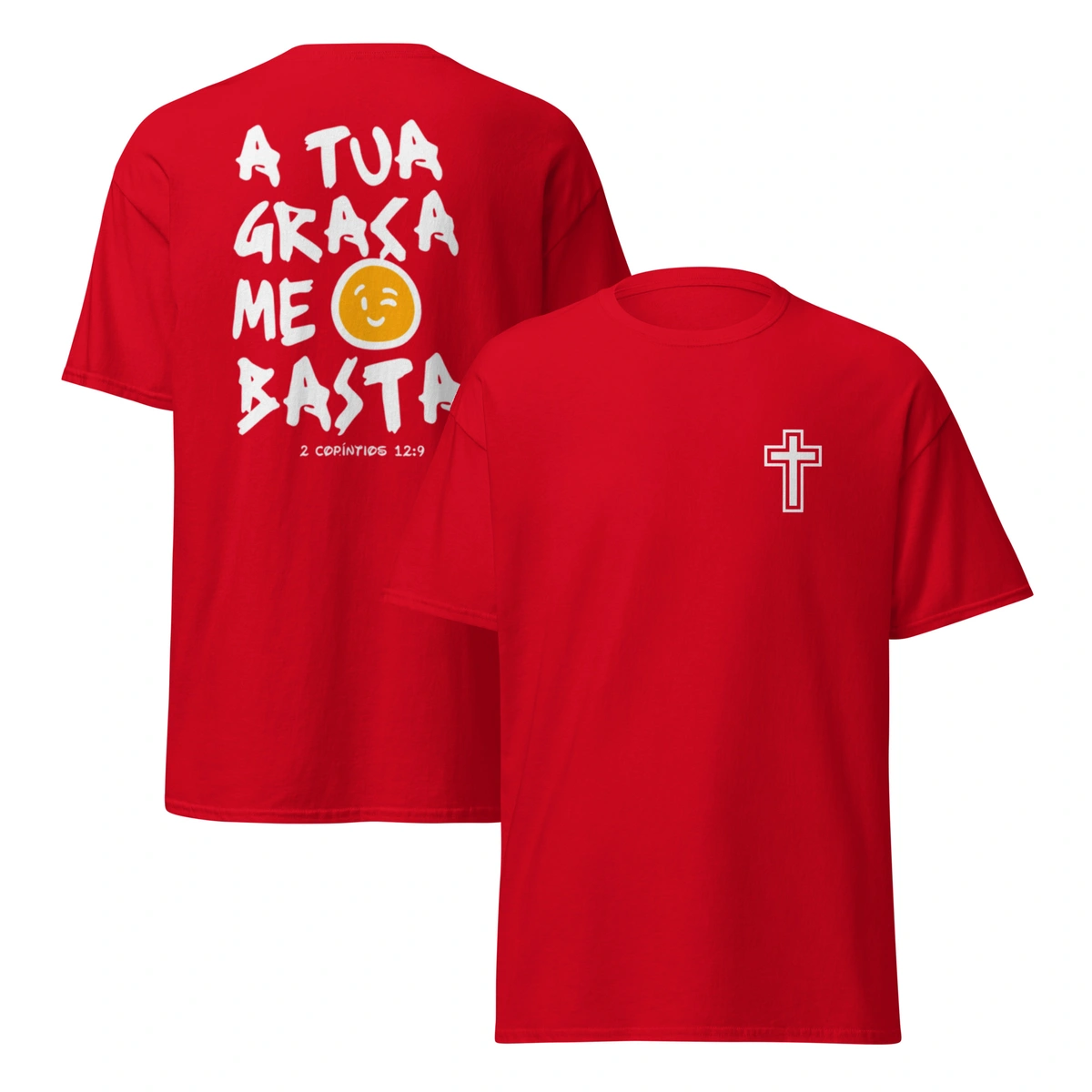 Camiseta Masculina Cristã A Tua Graça Me Basta - Imagem 19
