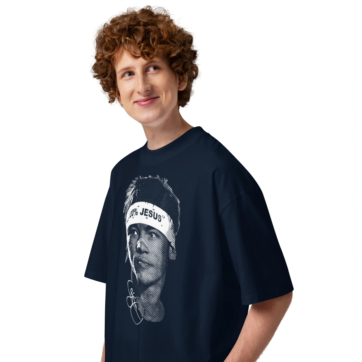 Camiseta Masculina Oversized Neymar 100% Jesus - Imagem 20